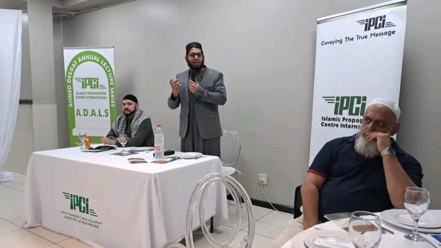 Ustadh Abdullah Andalusi speaking at ADALS 2025