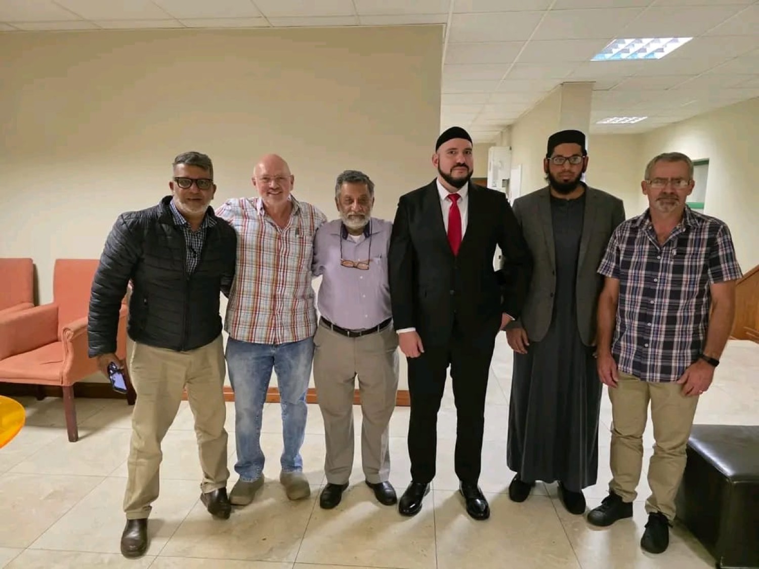 Ustadh Abdullah Andalusi with the IPCI host team