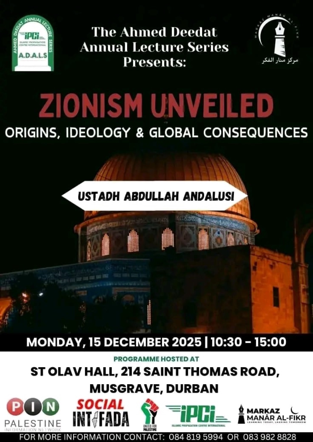 Zionism Unveiled poster